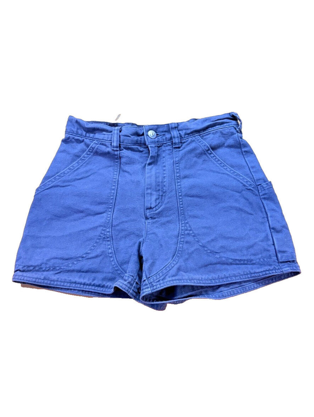 Patagonia Stand Up Shorts Womens 0 26 Waist Blue Canvas Gorpcore Hiking